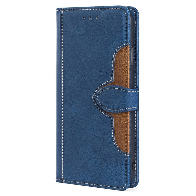 Funda de Cuero para Fujitsu Arrows We2 Plus con Hebilla Magnética y Tacto Agradable (Azul)