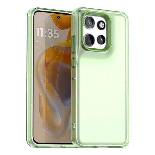 Funda Híbrida TPU para Motorola Moto S50 5G a Prueba de Golpes (Verde)
