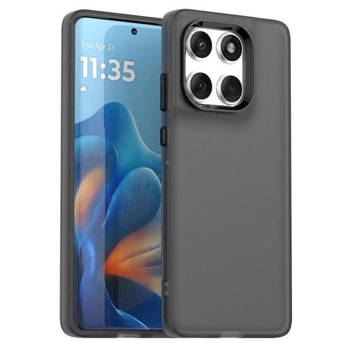 Funda híbrida de TPU a prueba de golpes para Motorola Edge 60 Fusion Candy PC (negro)