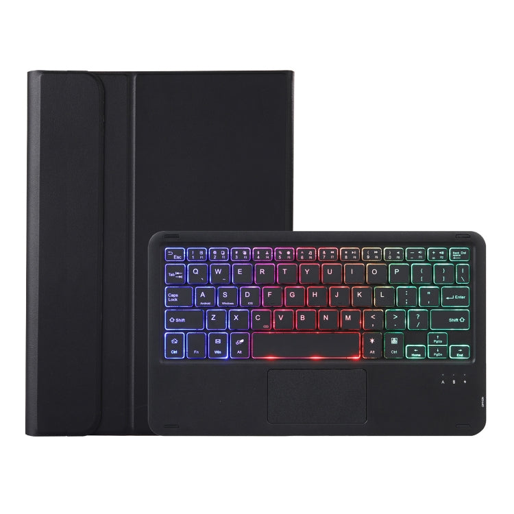 Funda de Cuero con Teclado Bluetooth Retroiluminado Desmontable para Vivo Pad 11" Av11-As (Negro)