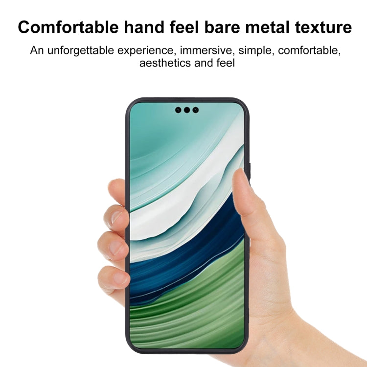 10 Fundas TPU para Teléfono Huawei Mate 70 (Negra)