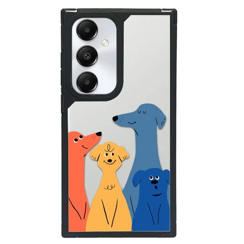 Funda para Teléfono Samsung Galaxy A25 5G Diseño Artístico Creativo Cobertura Total (Perro Colorido A)