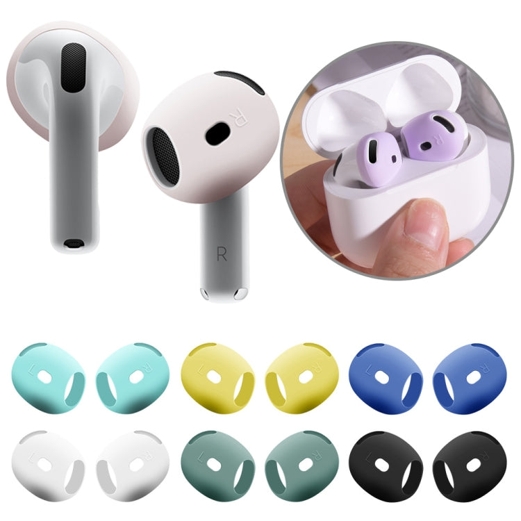Funda Protectora Silicona Suave Auriculares AirPods 4 (Morado Lavanda)