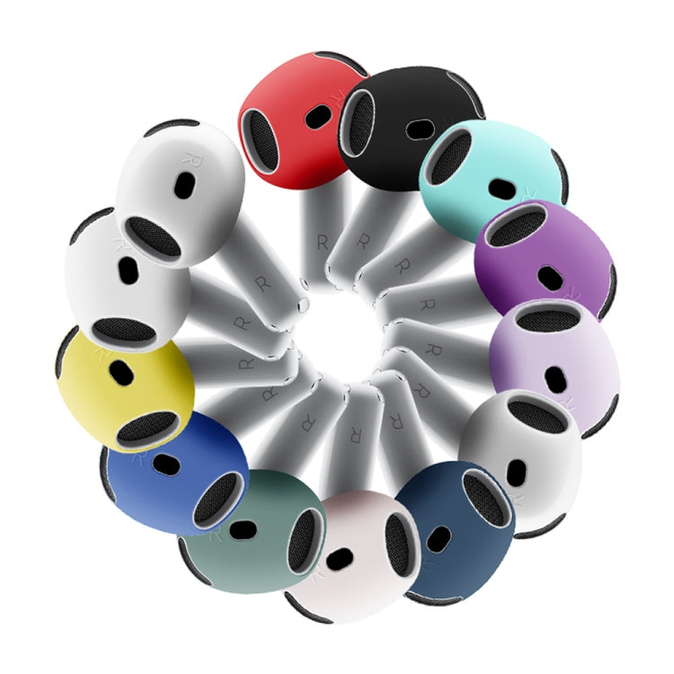 Funda Protectora Silicona Suave Auriculares AirPods 4 (Morado Lavanda)