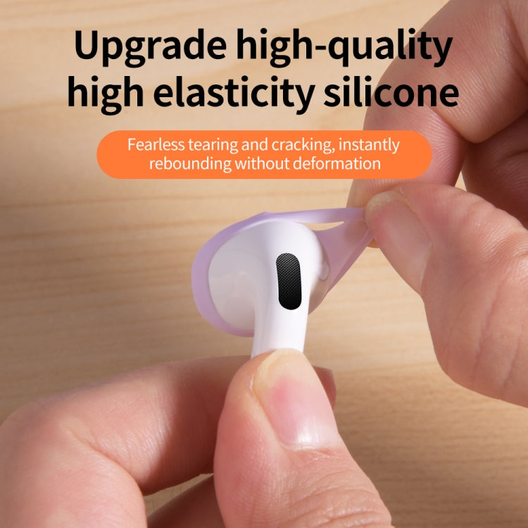 Funda Protectora de Silicona Suave para Auriculares AirPods 4 (Transparente)