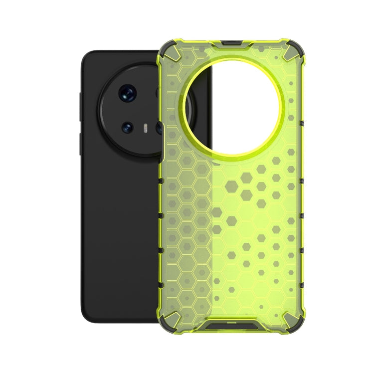 Funda para Teléfono Huawei Mate 70 5G a Prueba de Golpes con Diseño Panal de Abeja (Verde)