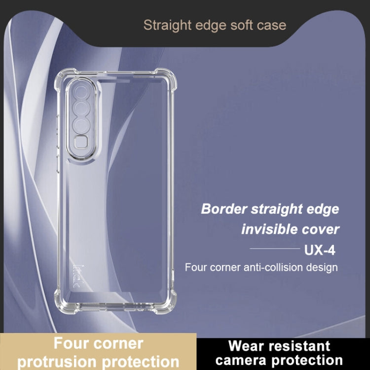 Funda Transparente Imak Ux-4 Series para Huawei P30 a Prueba de Golpes con Cuatro Esquinas
