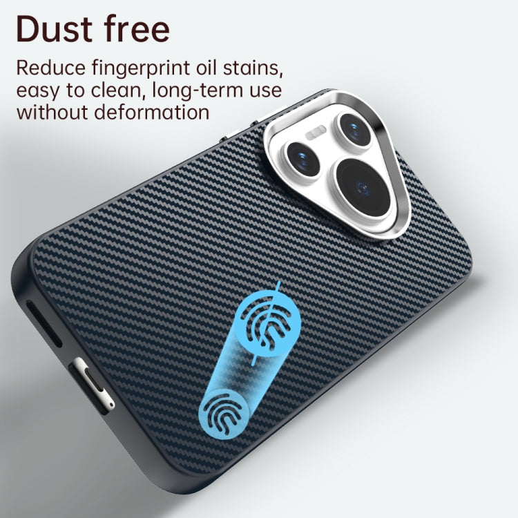 Funda para Teléfono Huawei Pura 70 Carbon Fiber Series Imd (Azul)