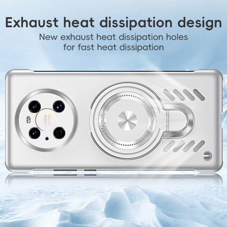 Funda para Teléfono Huawei Mate 40 Pro Ice Sense Series con Soporte Magsafe y Refrigeración de Grafeno (Negra)