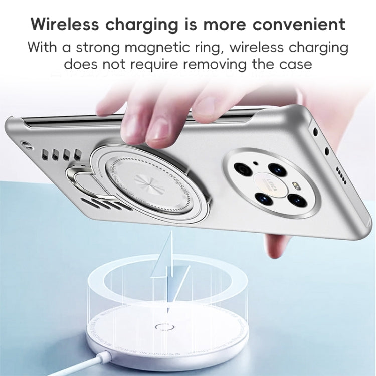 Funda para Teléfono Huawei Mate 40 Pro Ice Sense Series con Soporte Magsafe y Refrigeración de Grafeno (Negra)