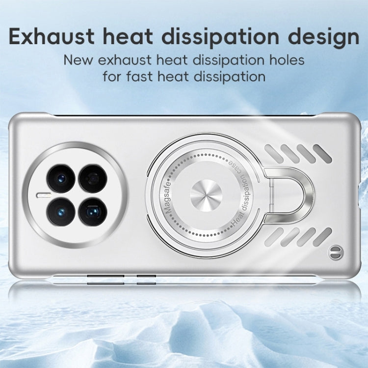 Funda para Teléfono Huawei Mate 50 Ice Sense Series con Soporte Magsafe y Refrigeración de Grafeno (Naranja)