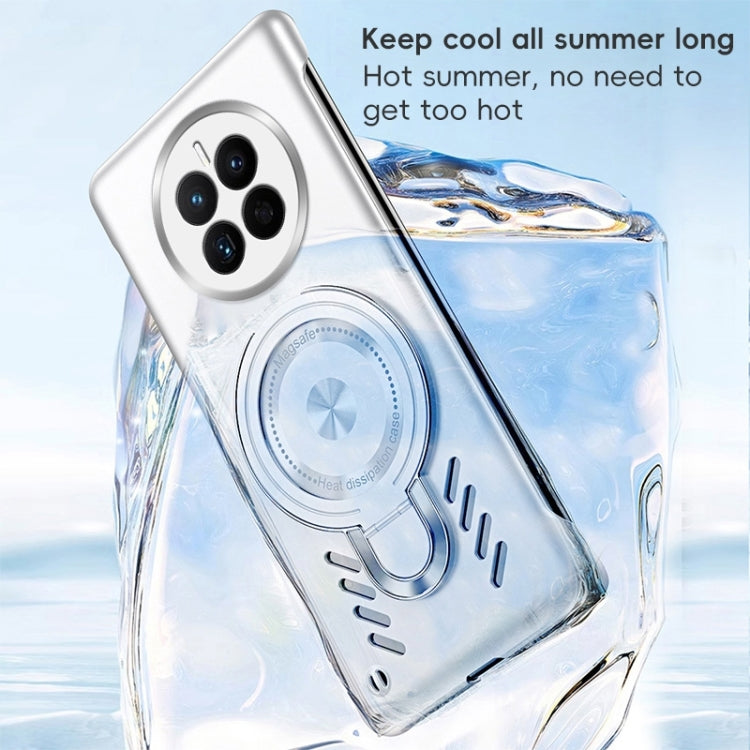 Funda para Teléfono Huawei Mate 50 Ice Sense Series con Soporte Magsafe y Refrigeración de Grafeno (Naranja)