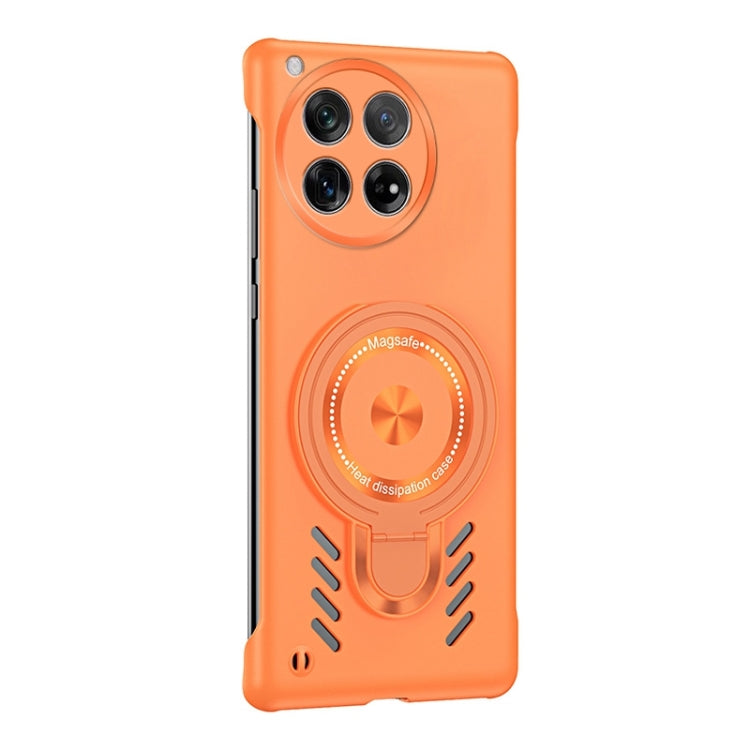 Estuche para Teléfono OnePlus Ace 3V Ice Sense Series con Soporte Magsafe y Refrigeración de Grafeno (Naranja)