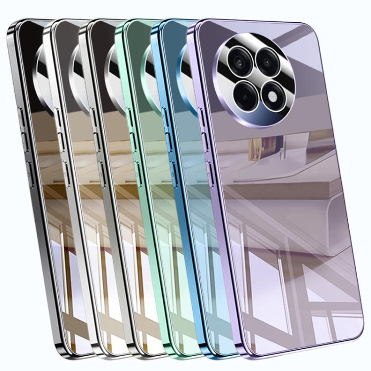 Funda para OnePlus Ace 5 con Revestimiento de Cristal de Hielo Galvanizado, Cobertura Total, Antigolpes (Negra)