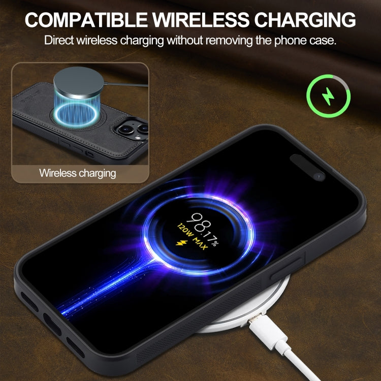 Funda para Teléfono Lc.Imeeke Magsafe para iPhone 15 Plus/14 Plus (Negra)