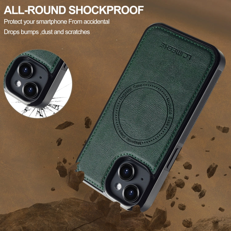 Funda para Teléfono Lc.Imeeke Magsafe para iPhone 15 Plus/14 Plus (Verde)