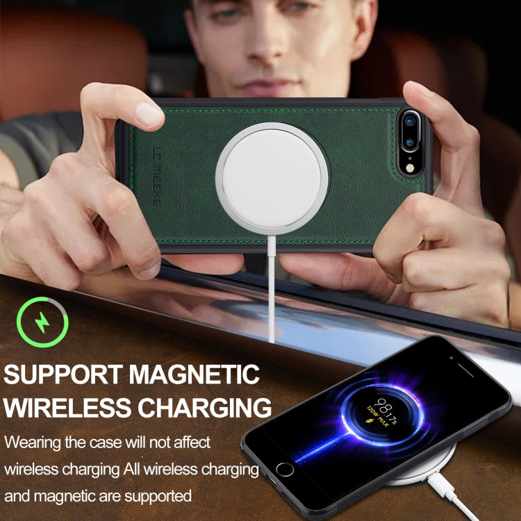 Funda para Teléfono Lc.Imeeke Magsafe para iPhone SE 2022/2020/8/7 (Verde)