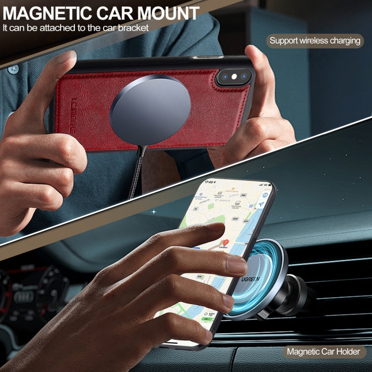 Funda para Teléfono Lc.Imeeke Magsafe para iPhone Xs/X (Roja)