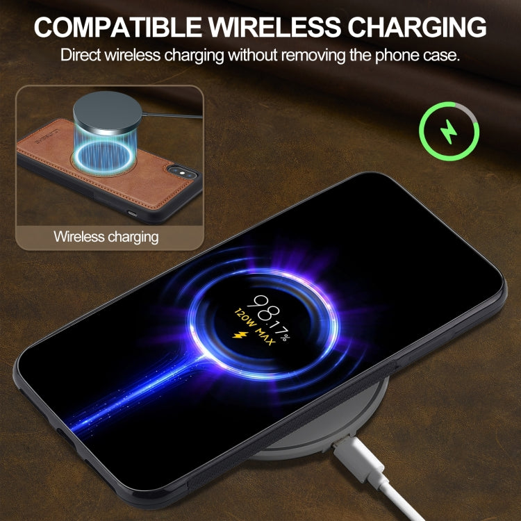 Funda para Teléfono Lc.Imeeke Magsafe para iPhone Xs/X (Marrón)