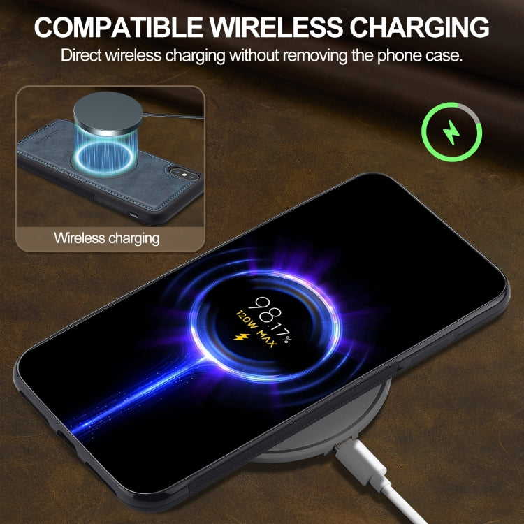 Funda para iPhone Xr Lc.Imeeke con Cargador Magsafe (Azul)