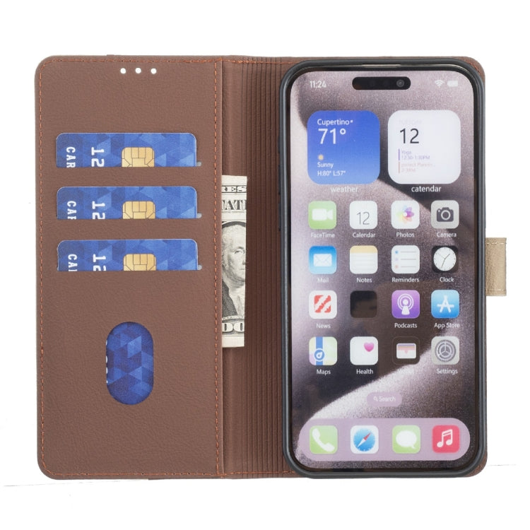 Funda de Cuero Antirrobo con Protección Rfid para OnePlus 13 (Marrón)