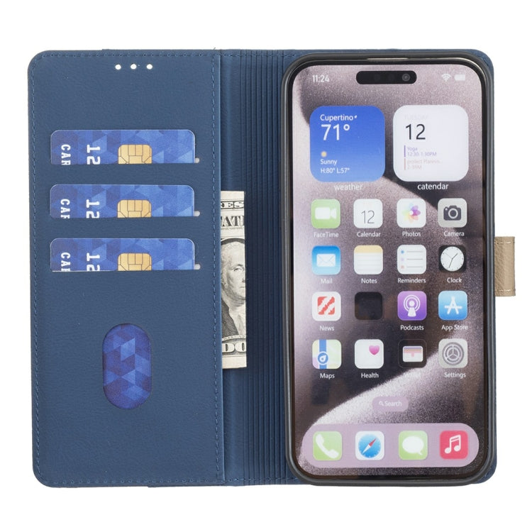 Funda de Cuero Antirrobo RFID para OnePlus 13 (Azul)