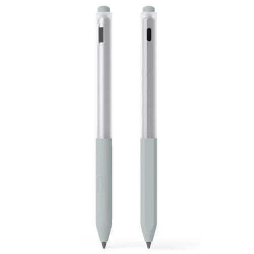 Funda Protectora Silicona para Lápiz Óptico Lenovo Gen3 2 Unidades Serie Jelly (Gris)