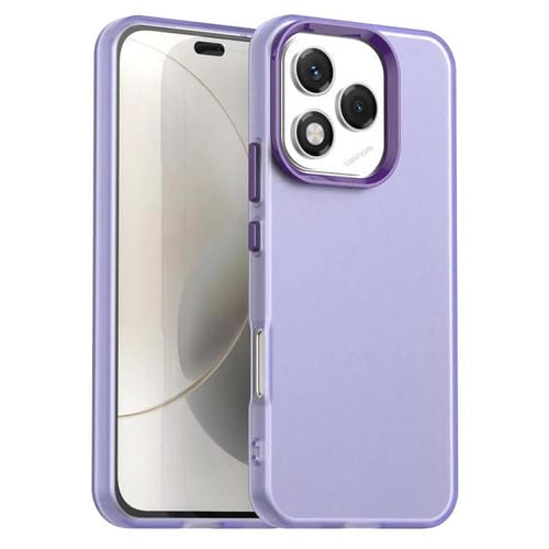 Funda híbrida de TPU y PC para Honor 400 Lite, a prueba de golpes, color morado