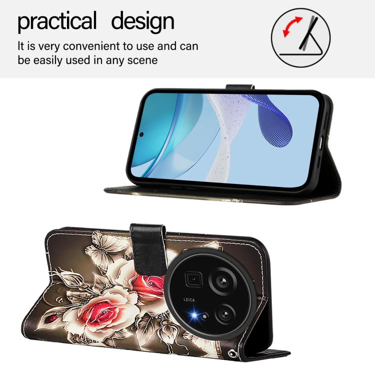 Funda de Cuero para Sharp Aquos R9 Pro Sh-54E con Diseño de Dibujos (Rosas Sobre Negro)