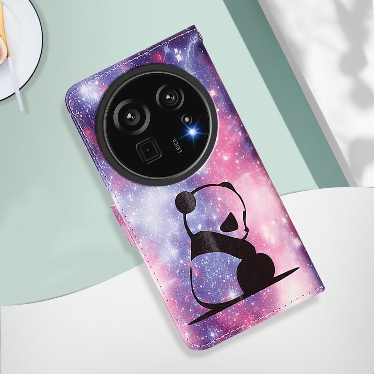 Funda de Cuero para Sharp Aquos R9 Pro Sh-54E con Diseño Panda Bebé (Liso)