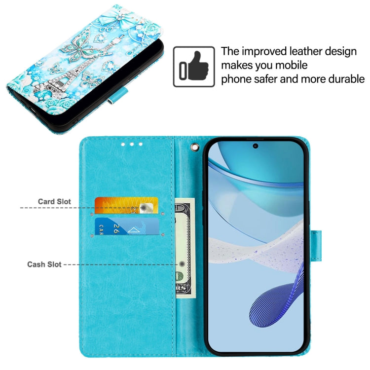 Funda de Cuero para Sharp Aquos Sense9 Plus con Diseño Mariposa en Forma de Torre (Liso)