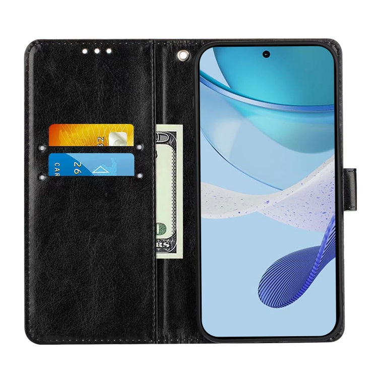 Funda de Cuero para Cubot A10 con Diseño de Tigre Blanco y Negro