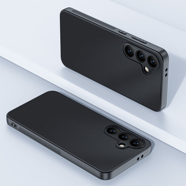 Funda Ultrafina de Piel para Samsung Galaxy S24 FE 5G (Negra)