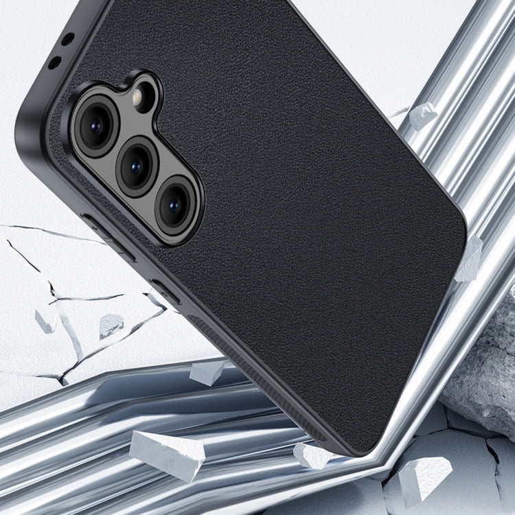 Funda Ultrafina de Piel para Samsung Galaxy S24 FE 5G (Negra)