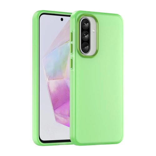 Funda híbrida TPU Samsung Galaxy A36 5G cobertura total (Verde)