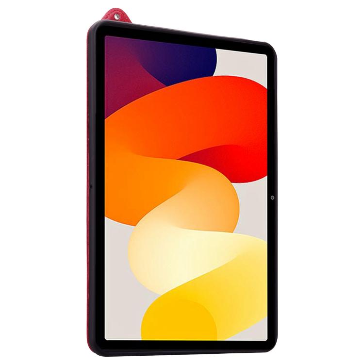 Funda de cuero TPU con correa para Xiaomi Redmi K Pad (roja)