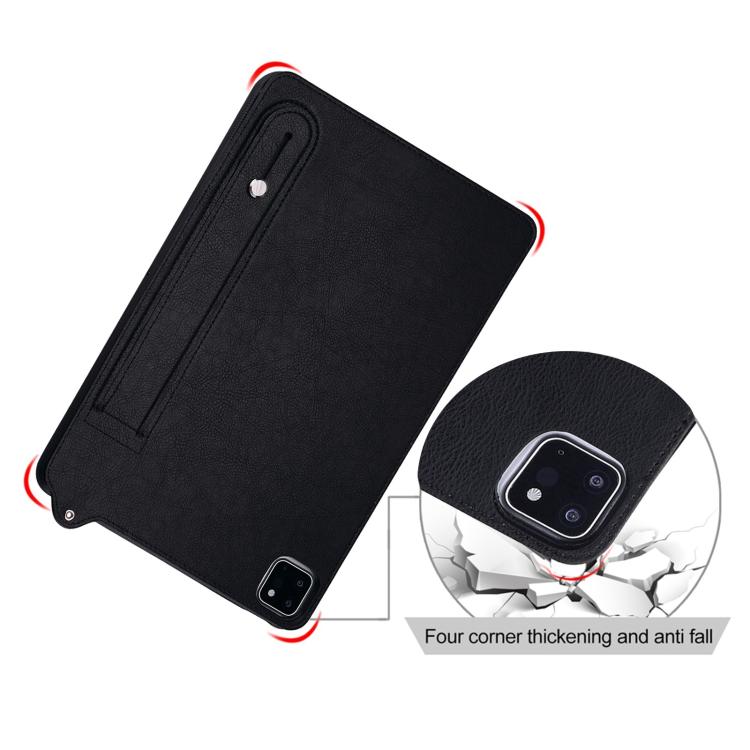Funda de cuero TPU con correa para Xiaomi Redmi Pad 2 (negro)