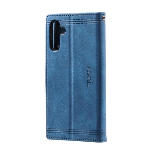 Funda de cuero con relieve TTUDRCH para Samsung Galaxy A17 5G (azul)
