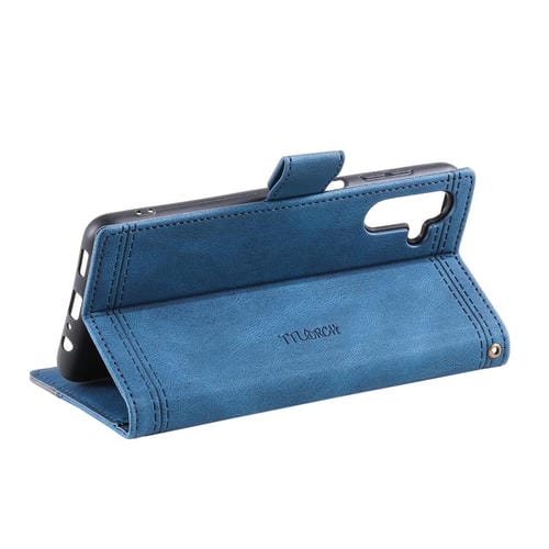 Funda de cuero con relieve TTUDRCH para Samsung Galaxy A17 5G (azul)