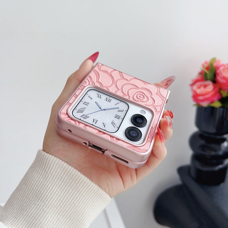 Funda para Teléfono Huawei Nova Flip Diseño de Cuadros Camellia PC (Blanca)