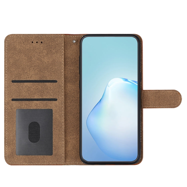 Funda de Cuero con Costuras para OnePlus 13 (Azul) Tacto Agradable
