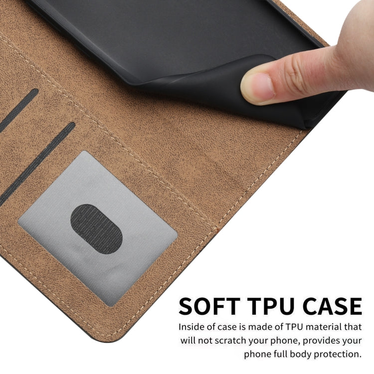 Funda de Cuero con Costuras para OnePlus 13 (Azul) Tacto Agradable