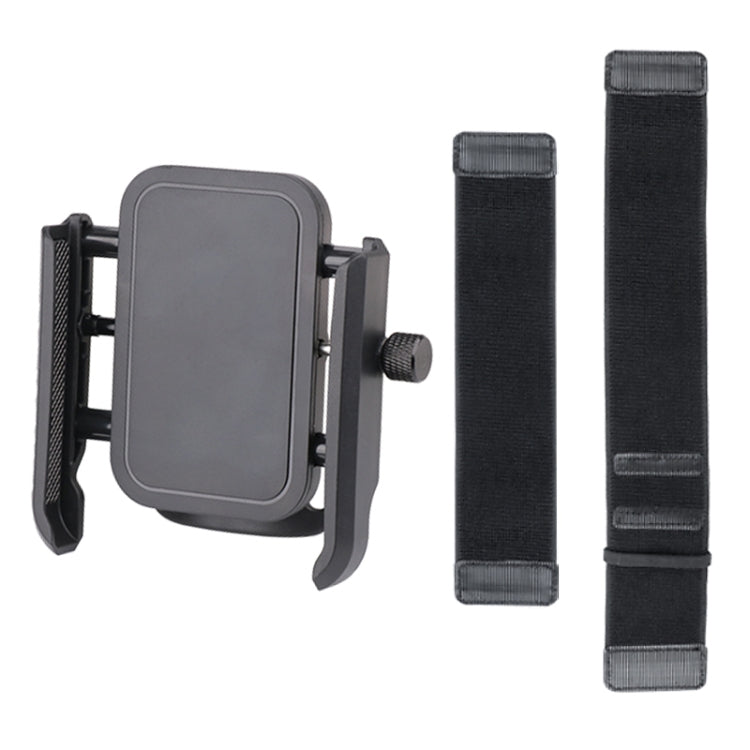 Pulsera Elástica con Soporte para Teléfono Manos Libres Longitud 24 cm + 38 cm (Negro)