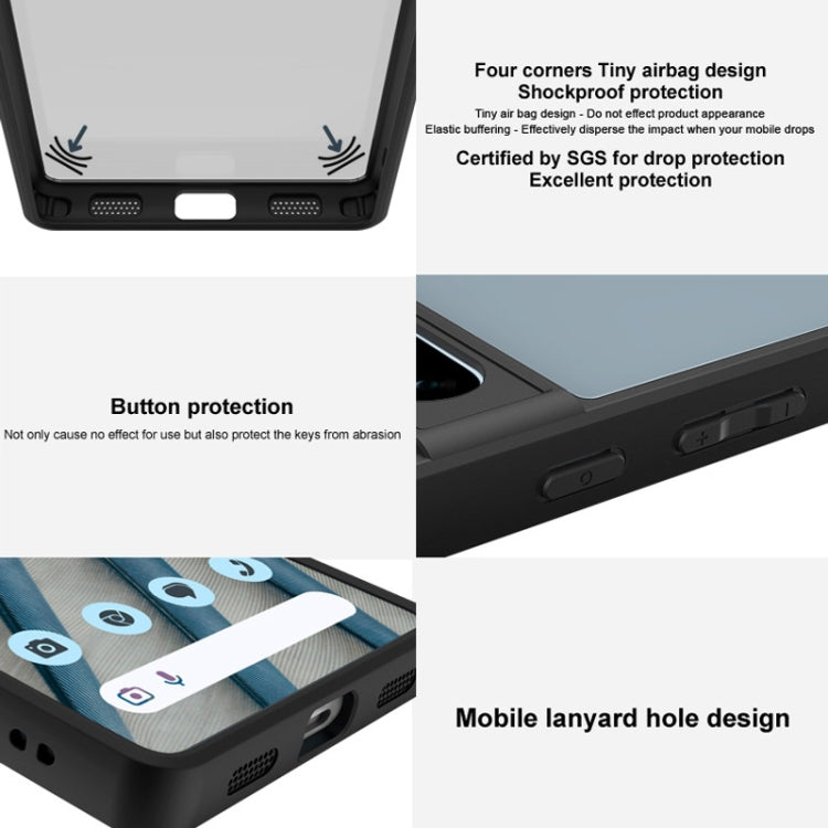 Funda para Teléfono OnePlus 13 Imak Ux-9B Series a Prueba de Golpes con Airbag (Negra)