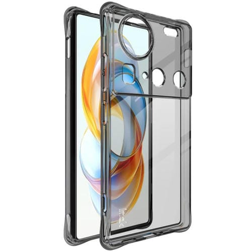 Funda TPU a Prueba de Golpes con Airbag para ZTE Nubia Z70 Ultra 5G (Negro Transparente)