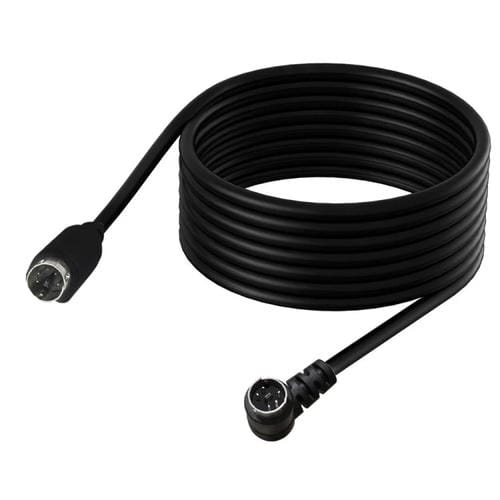 Cable de Audio/Video Mini Din 5 Pines 3 Metros Recto a Codo