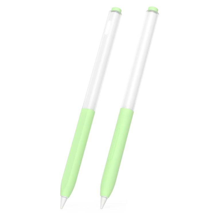 Funda Silicona Jelly para Lápiz Óptico Vivo Pencil 2S / Iqoo Air 2S, 2 Unidades (Verde Matcha)