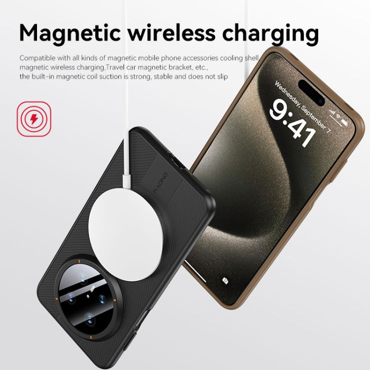 Funda para Teléfono Huawei Mate 60 Pro con Soporte Magsafe y Refrigeración (Negra)
