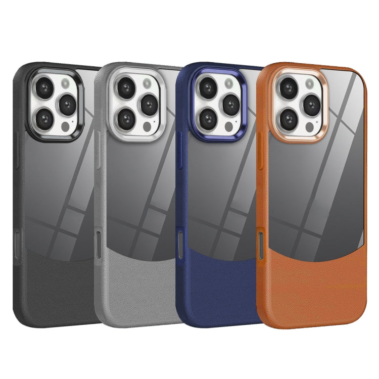 Funda Híbrida Acrílico y TPU iPhone 11 Pro Textura Lichi (Marrón)