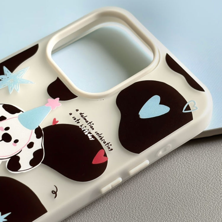 Funda híbrida TPU Policarbonato iPhone 11 Pro Max con Tacto Sedoso (Sonrisa de Lunares en Blanco)